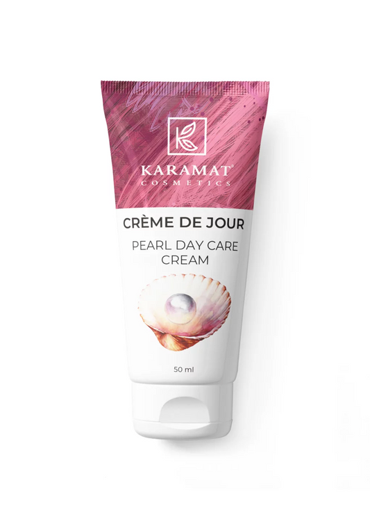 CRÈME PERLE DE JOUR  50ML - Révélez l'éclat naturel de votre peau avec notre crème éclaircissante enrichie en protéines de perle et SPF20+