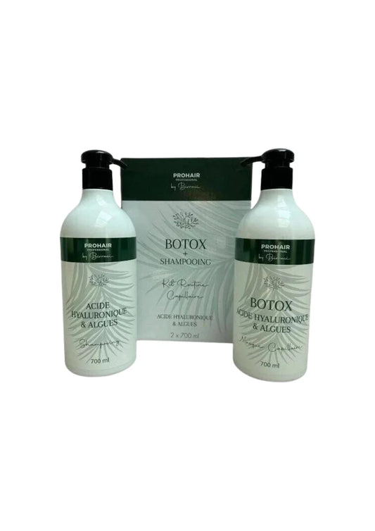 Kite Routine Capillaire : Botox + Shampooing 2x700ml PROHAIR by Birraci